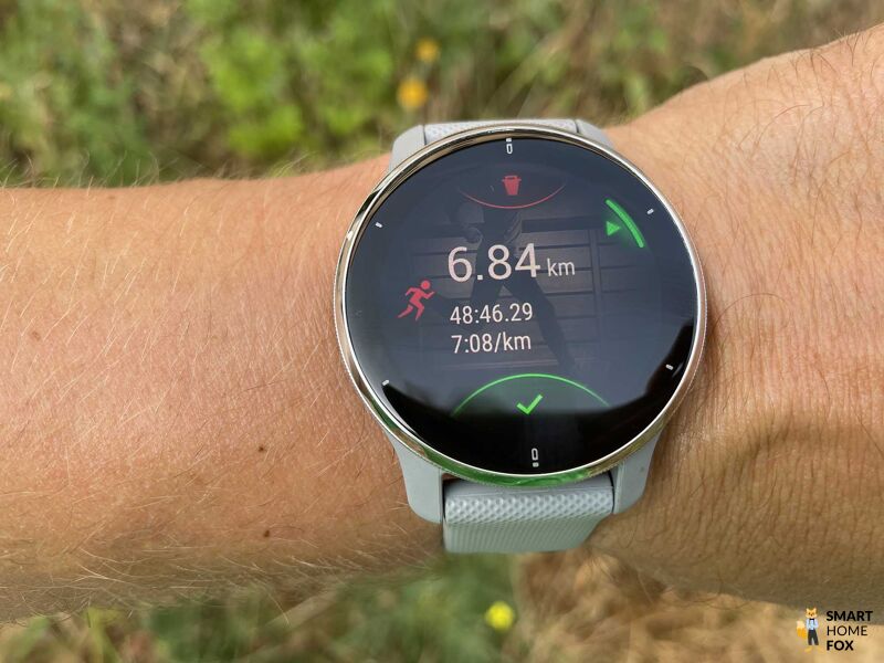 Режим бега на Garmin Venu 2 Plus.